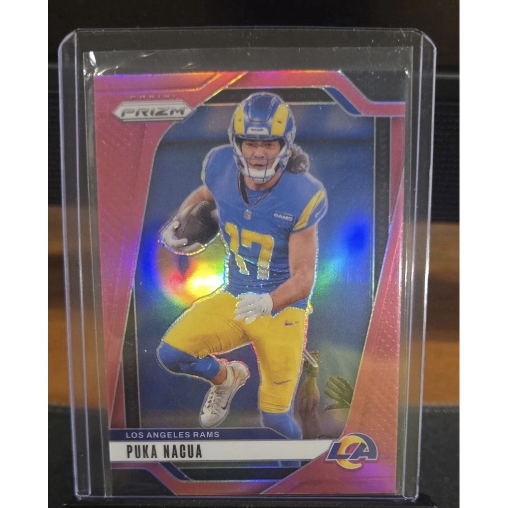 2024 Panini Prizm - Puka Nacua #168 Pink Prizm‎ LA Rams